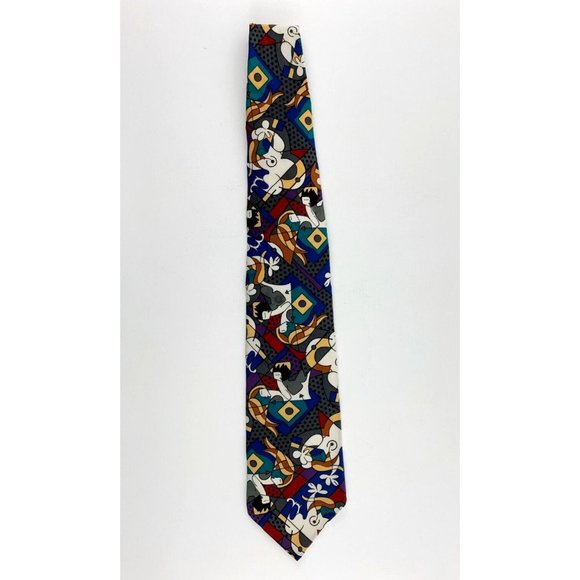 Romero Britto Men's Necktie. Abstract Pattern. Multi-Color. Silk. VGC! - Picture 2 of 5